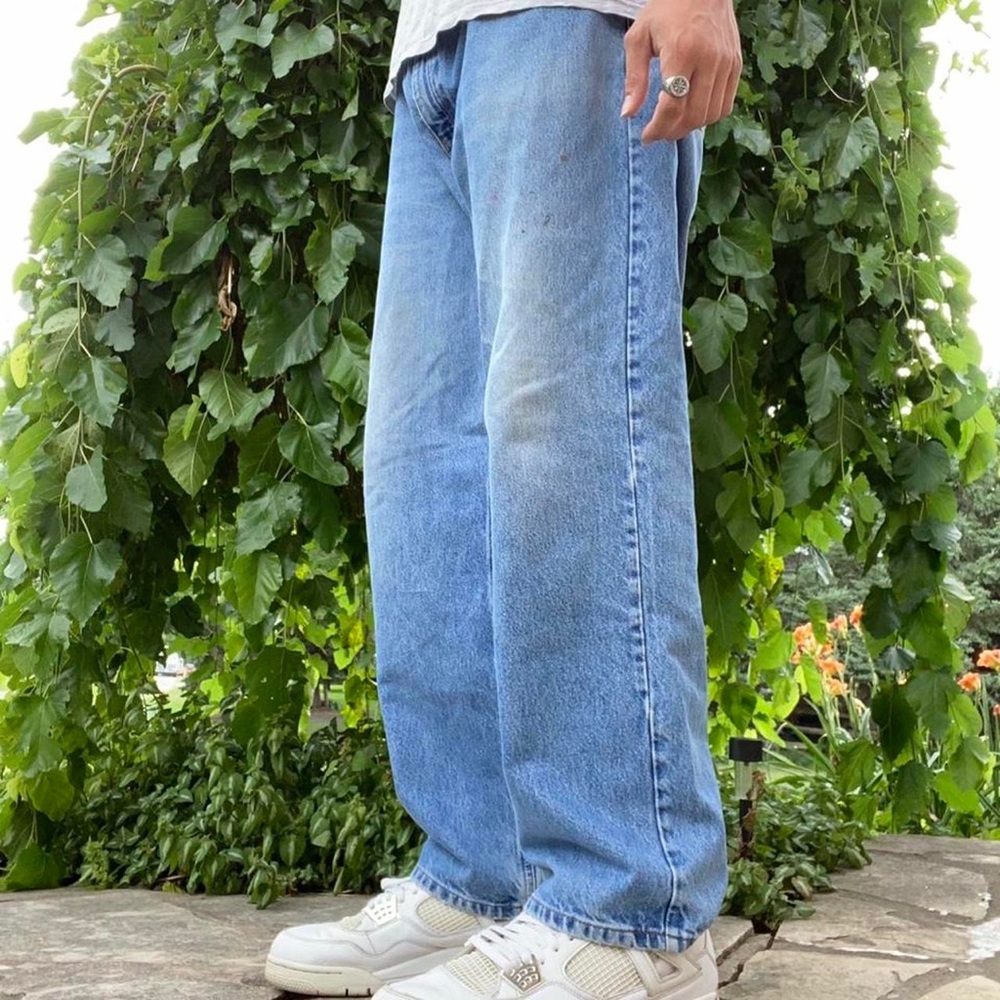 Vintage y2k Carhartt Relaxed Perfect Blue Jeans Flannel Lined